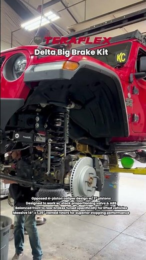 This Gladiator is Super Heavy! It Needed a Teraflex Delta Big Brake Kit, & Your Jeep Might Too!
