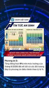 Đề xuất tăng lương hưu, trợ cấp BHXH từ 01/7/2026: Người hưởng được lợi gì?