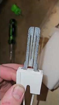 Replacing gas dryer igniter (doesn't heat up) (clothes not dry) #gas #dryer #hvac