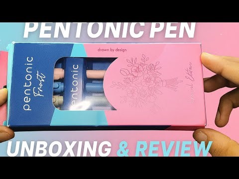 👉 "Pentonic Pen Unboxing & Review ✨ | Best Pen for Calligraphy & Smooth Writing"