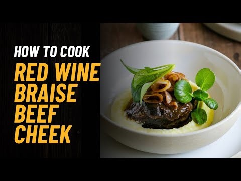 Red wine braised beef cheek | commercial beef cheek recipe | how to cook beef cheek | Chef Amir