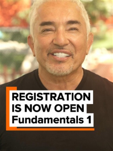 Registration is now open for Fundamentals of Dog Training and Behavior 1. Join me and the Training Cesar's Way team this October 14–18, 2026, at the Dog Psychology Center in Santa Clarita, California, for a five day immersive experience designed to change the way you understand dogs. Through classroom instruction, live demonstrations, hands on learning, Pack Walks, and practical experience with real dogs, you'll explore the principles of dog psychology and develop the calm, confident leadership 