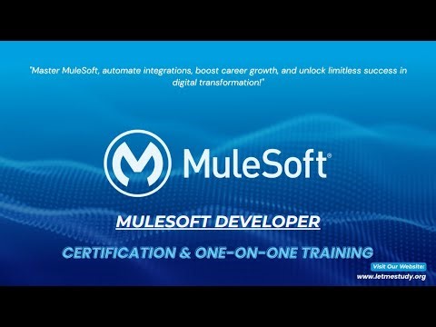 🔗 MuleSoft Developer Certification Training