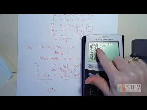 Solving Systems of Equations in Statics
