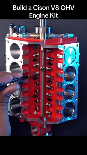 Construye un kit de motor Cison V8 OHV