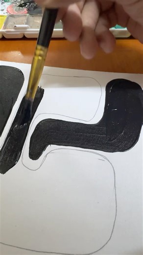 Simple Acrylic Modern Abstract Boho Art Painting | Acrylic Art Tutorial♥️ #acrylicpainting #youtube