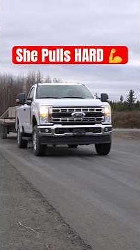 F-250 6.8L Mini-Godzilla PULLS Extremely Hard with 14K behind it 💪🔥