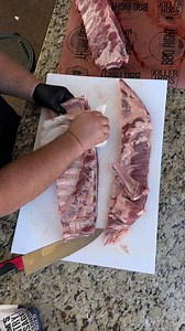 8.4M views · 252K reactions | Don't pay the butcher to trim your meat - save some $$$ and do it yourself! #butchering #meat #ribs #bbq #cookinghacks #spareribs #ribtips #howtobbqright #reelsvideo | How To BBQ Right | Facebook