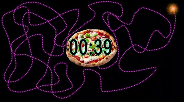 2 Minute Countdown Timer Pizza Explosion | Study & Workout Break Timer | Relaxing 2 Minute Countdown