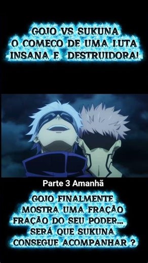GOJO VS SUKUNA 🔥A LUTA QUE PAROU O ANIME! Parte 2