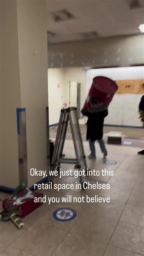 You won’t believe what we found in the basement of our Manhattan Chase Bank space 🤑