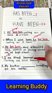 2.7K views · 175 reactions | English Grammar Review: Has Been vs Have Been, Do vs Make, DO, DOES, DID | Learning Buddy | Facebook
