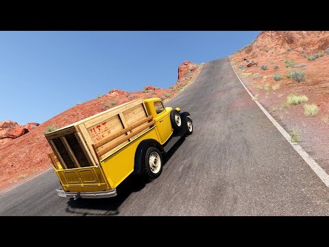 Loaded Trucks Cars VS Steep Climbs - Beamng Drive