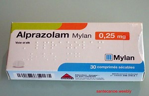 Alprazolam 0,25mg 0,50 mg : prix, posologie et effets