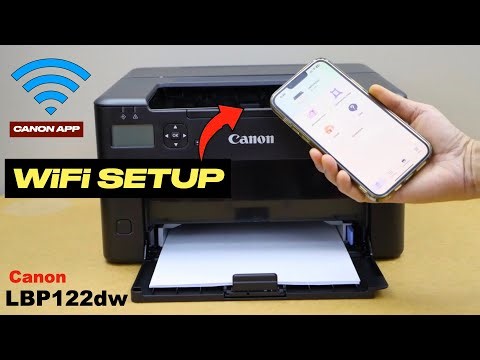 Canon ImageCLASS LBP122dw WiFi Setup, Wireless Printing Test [Guide]