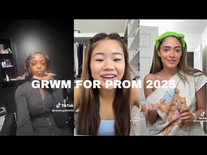 GRWM FOR PROM TIKTOK COMPILATION 2025