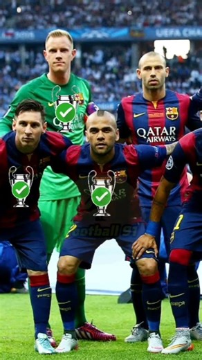 Squad Barcelona vs Juventus (3-1) UEFA Champions League 2015