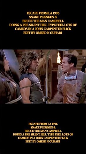 Escape From L.A. 1996 Snake Plissken & Bruce The Man Campbell a Silent Hill feel ton of cameo #dr