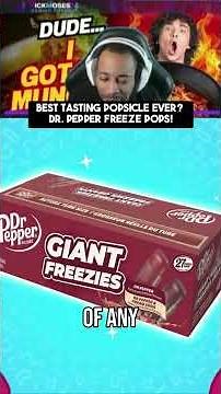 Dr. Pepper Freeze Pops Are Here! #shorts