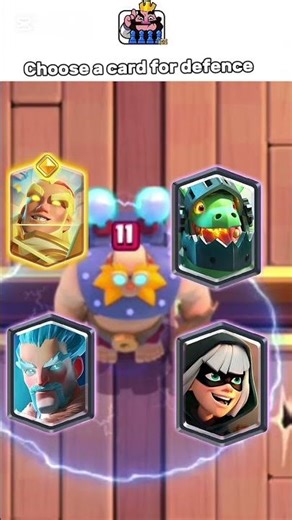 Choose your card 🫵 #clashroyale #supercell