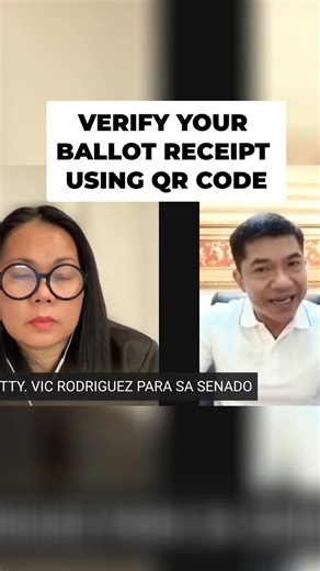 10K views · 440 reactions | Paano I-Verify Ang Resibo Gamit Ang QR Code Sa Vote Counting Machine? | Maharlika Network | Facebook