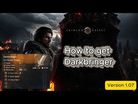 Darkbringer Magic Sword - How to Unlock This OP Weapon in Crimson Desert