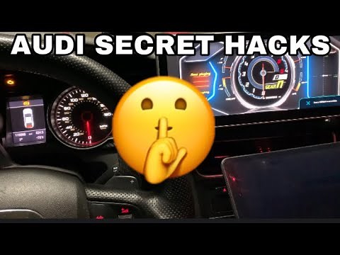 2 Cool AUDI hidden features on B8/ B8.5 ( A4/ A5 /A3 /S4 /S5 /S3 / RS4 /RS5 )
