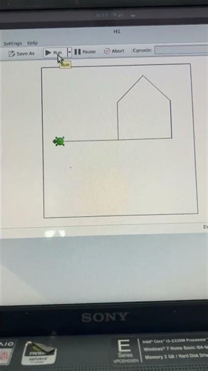 #shorts KTurtle: House drawings in KTurtle #shortsvideo