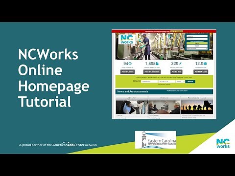 NCWorks Home Page Navigation