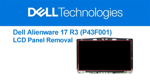 How to Remove the LCD Panel on Alienware 17 R3