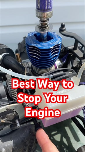 Safety Engine Stop System Test Demo - HPI Savage OS 30VG.