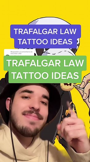 Trafalgar Law Tattoo Ideas for Anime Fans