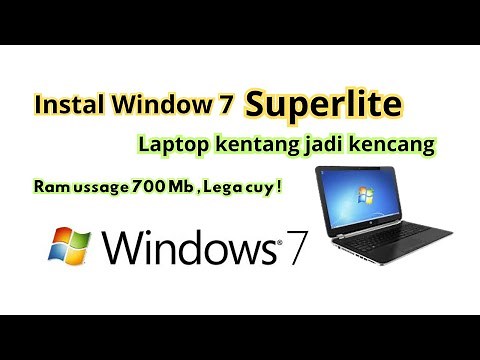 Lighter than Windows 10 Ghost Spectre? How to install Windows 7 Superlite (super light, dude)🔥