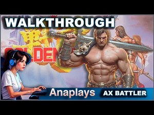 golden axe arcade 1989 Ax Battler – The Barbarian full playthrough no commentary