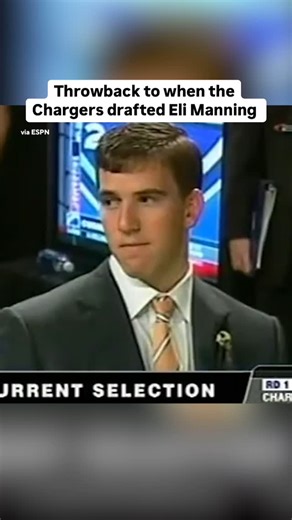 NFL on CBS on Instagram: "Eli Manning was eventually traded to the New York Giants during the 2004 NFL Draft"