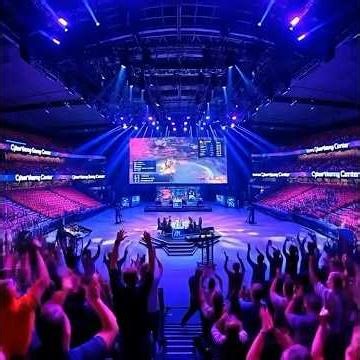 Futuristic gaming arena comes alive in this cinematic build animation. Watch the full reveal now.