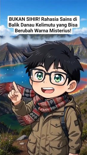 BUKAN SIHIR! Rahasia Sains di Balik Danau Kelimutu yang Bisa Berubah Warna Misterius 🌋🎨
