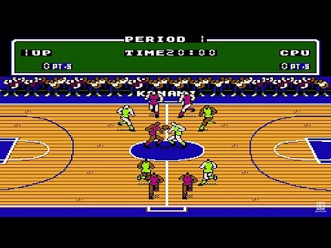 Double Dribble (1987) - NES Gameplay (4K60fps)