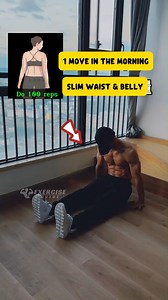13K views · 176 reactions | One Move In The Morning – Slim Waist & Belly | Exercise Guide | Facebook