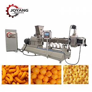 [Hot Item] Fluffy Snack Food Extruder Corn Maize Rice Puffy Snacks Machine Processing Line