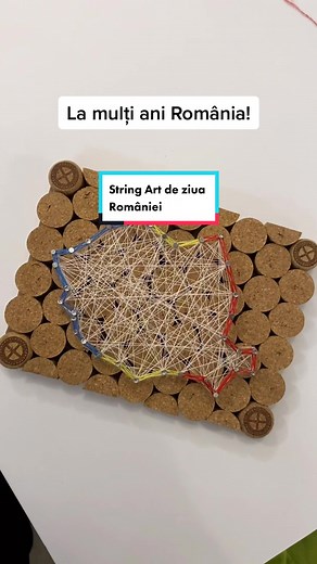 String Art 🎨 La mulți ani tuturor românilor! 🇹🇩
