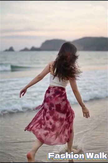 Beach wrap skirt and top