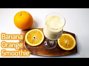 Banana Orange Smoothie | 2 Minutes Smoothie | Quick and Healthy Smoothie Recipe