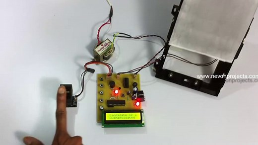 Fingerprint Based Exam Hall Authentication Project