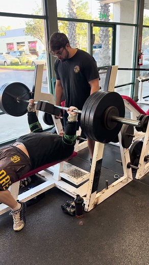 330 lbs Bench Press PR🚨🔔‼️ #benchpress