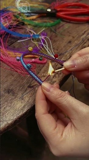 How to Make a Beautiful Braided Beaded Bracelet ​#DIYBracelet #FriendshipBracelet #JewelryMaking