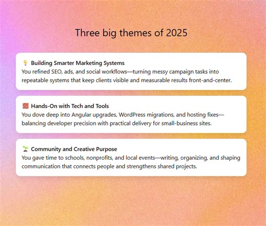 Sharing my ChatGPT Usage Yearly Review for 2025. 烙 These are just my...