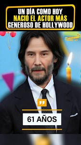 Un día como hoy nació una leyenda de Hollywood Keanu Reeves. | La Maquina del tiempo