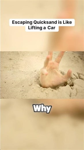 Escaping Quicksand is Like Lifting a Car