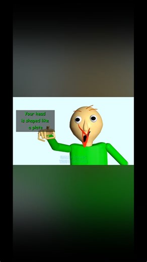 Baldi Roasts Math is leaking version of baldi #shorts #memes